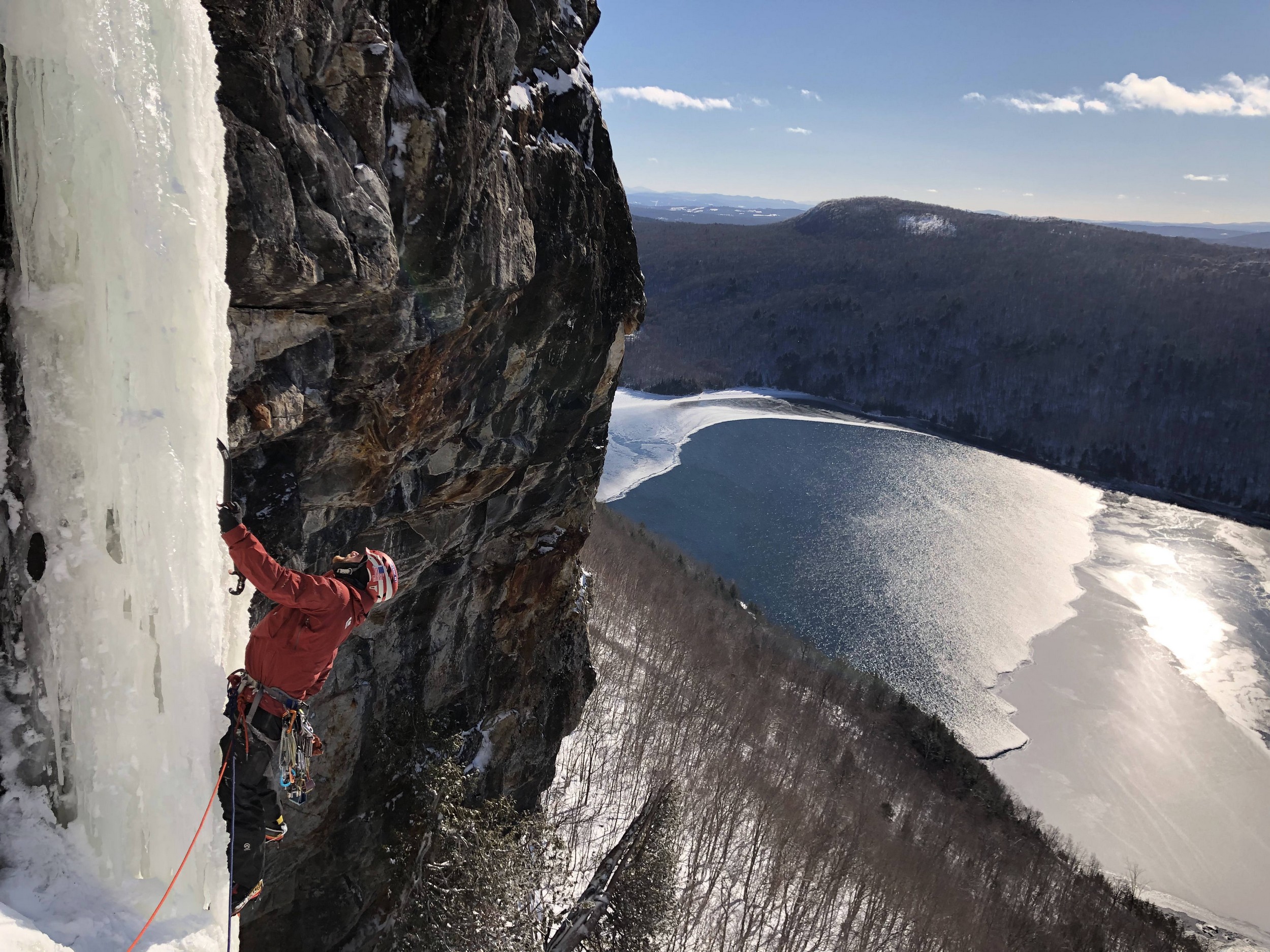 Mountain Shadow Adventures Vermont Ice Climbing